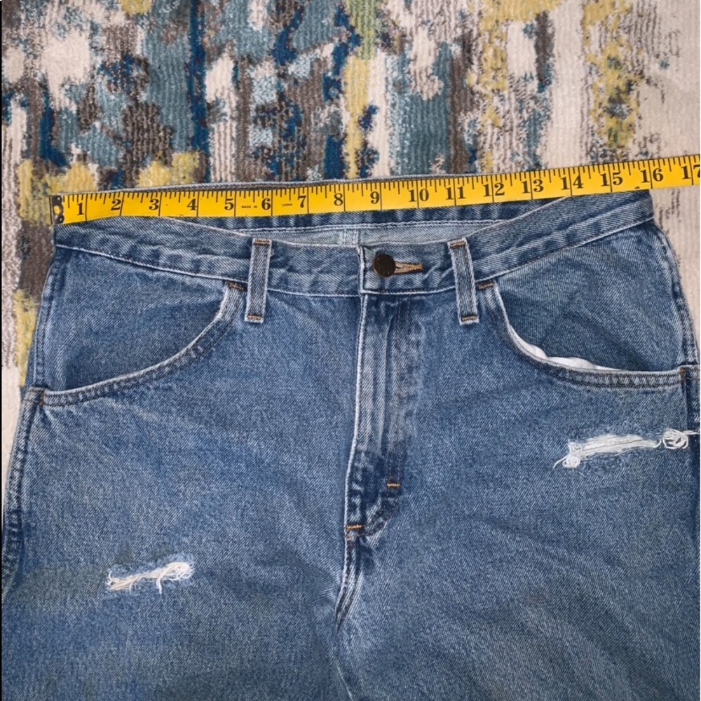 Distressed Rustler “Mom Jeans” - Picture 3 of 6